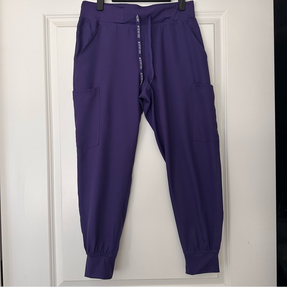 MEDCOUTURE Purple Scrub Set